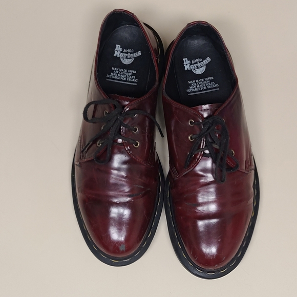 Vintage Dr. Martens 1491 vegan leather oxford casual dress shoes size 10 - Picture 4 of 10